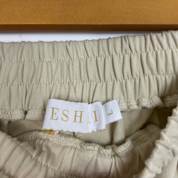 Meshki Tahlia Loopback Shorts Cream Sz L - Picture 7 of 10